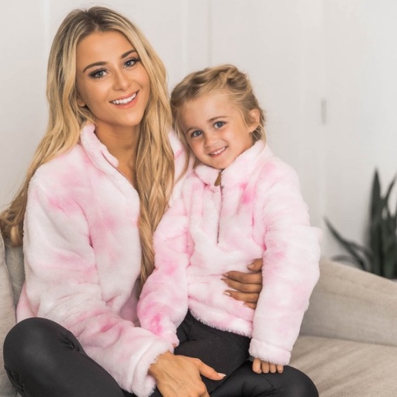 Pink Lily Can't Wait Tie Dye Pullover - Picture 1 of 1